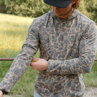 Tech Hoodie - Brush Camo